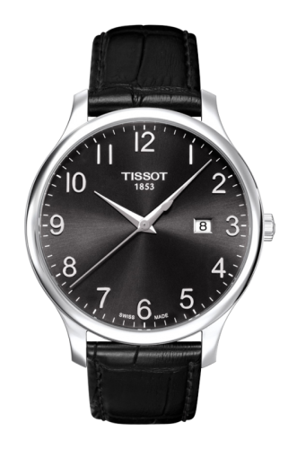 Tissot Tradition Quartz 42 Stainless Steel / Black / Strap